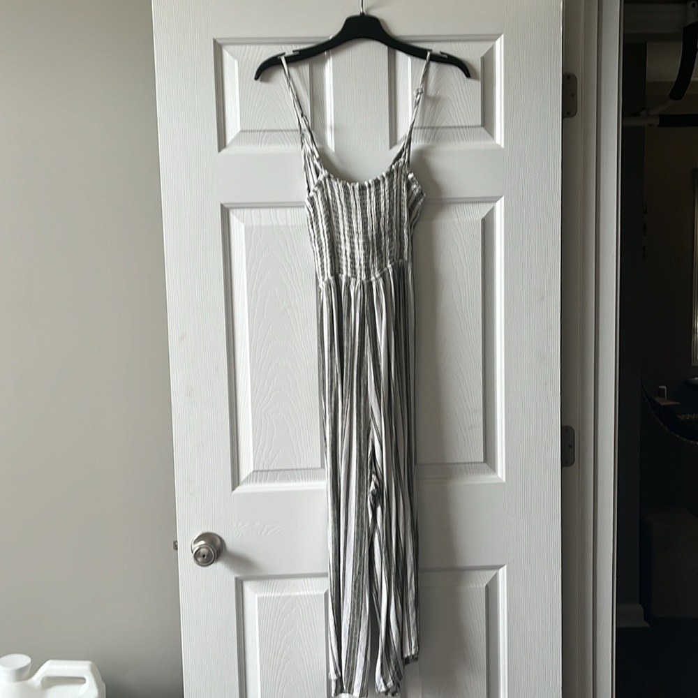 Justify Green Striped Jumpsuit - Picture 5 of 6